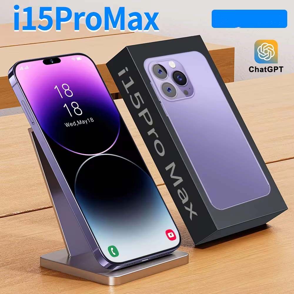 2024 New i-15 ProMax Smartphone 6.54'' Display Cell Phone 2GB +16GB 2MP+5MP 3500mAh Android Mobile Phone